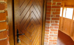 8. Drzwi wejściowa na piętrze baszty nr VI.